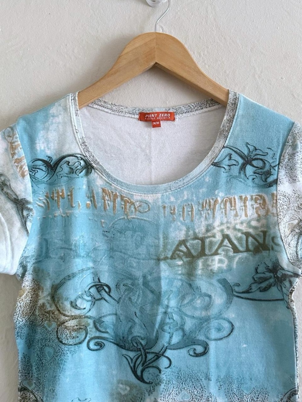 Y2K Point Zero Short-Sleeve Graphic Top Size M - Picture 2 of 6